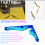5 pezzi Clip ponte nasale in TPR antinebbia 10 cm Colore 9