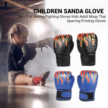 Flame Gants de boxe pour enfants 8,66 x 5,51 x 4,33 pouces 146 g