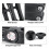 Potence réglable 140/160/190 mm noir aluminium 85 6