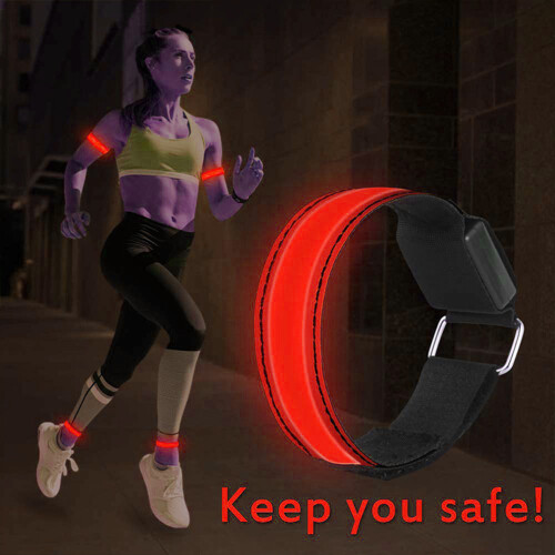 4 pezzi di braccialetti LIR2032 da 322,5 cm LED USB colorati