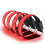 4 pezzi di braccialetti LIR2032 da 322,5 cm LED USB colorati 2