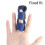 Attelle bleue pour doigt marteau déclenché 12 cm 9 g 6