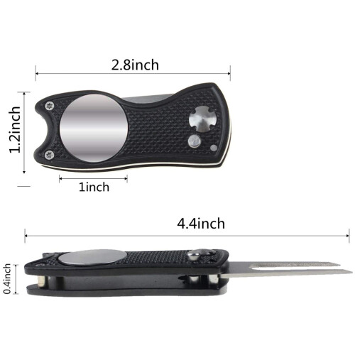 Golf Green Fork 47 g acier inoxydable + aluminium