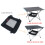 Panier de table pliant L280x280x65 S240x240x65 Noir 2