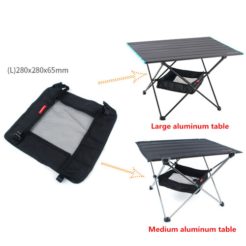 Panier de table pliant L280x280x65 S240x240x65 Noir 1