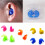 1 paio di tappi per orecchie impermeabili in silicone per nuotare 6