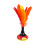 Volant de main en néoprène pour Indiaca 24x8cm multicolore 2