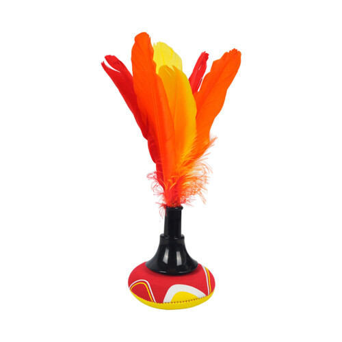 Volant de main en néoprène pour Indiaca 24x8cm multicolore 1