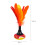 Volant de main en néoprène pour Indiaca 24x8cm multicolore 1