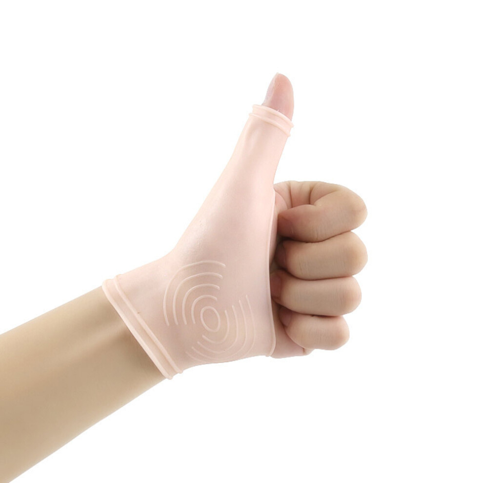 1 Pair Gel Wrist Thumb Brace Arthritis Gloves Silicon Wrist Brace for Arthritis Carpal Tunnel Computer Typing Tendinitis