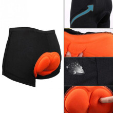 Shorts di cotone imbottiti di spugna, Nero e Rosa, Taglia XL