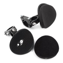Guidons aero TT noirs - 31,8/26/25,4 mm, 40 cm, 450 g