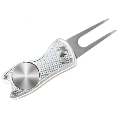 Portable Golf Divot Tool Golf Green Repair Pitch Fork Ball Marker  Training Tools 1