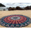 Coperta da spiaggia rotonda 150x150 cm in chiffon arazzo 7