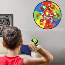 Tabellone per freccette per bambini 440 g, 37,5 cm, Palla da 3,75 cm, Animal