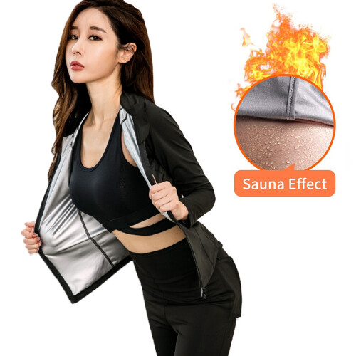 Top sauna pour femmes - Sweat-shirt élastique, taille M 1