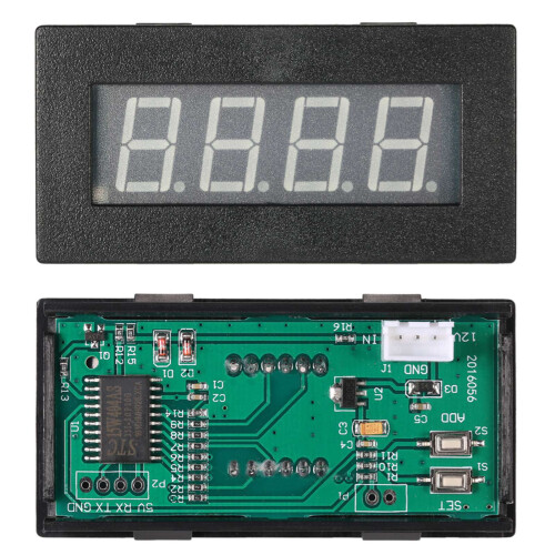 Tachomètre numérique LED de 0,56 pouce, à 4 chiffres, rouge. 2