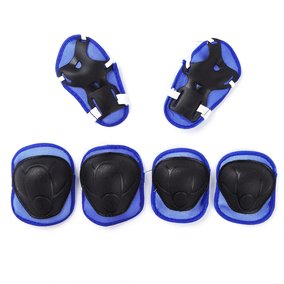 7pcs/set Kids Protective Gear with Adjustable Helmet Knee Pads Elbow Pads Wrist Pads for Roller Skates