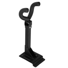 Wandhalterung für Gitarre aus Metall, schwarz, verstellbar, geeignet für Ukulele, Bass, besonders robust