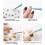 Pinces à cils multicolores Modèle 12,5 cm - 4,9 po 3