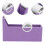 Distributeur de ruban adhésif violet pour extensions de cils 9,5  3  5,7 cm 13