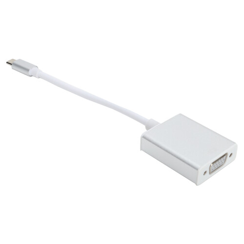 Adattatore da Type-C a VGA, Compatto, Argento, OS X