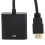 Adattatore HDMI a VGA da 0,2 m nero 12