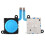 Modulo stick analogico e pulsanti per controller Switch Joycon/Lite, colore Blu 16