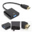 Cavo convertitore HDMI a VGA 0,2 m Nero Audio da 3,5 mm 15