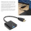 Cavo convertitore HDMI a VGA 0,2 m Nero Audio da 3,5 mm 3