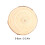 Tranches de bois de pin naturel n1 rondes 5-6 cm 3