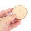 Tranches de bois de pin naturel n1 rondes 5-6 cm 12