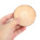 Naturel 3# Tranches de bois de pin rondes 7-8 cm 12