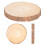 Naturel 3# Tranches de bois de pin rondes 7-8 cm 14