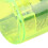 Finger Sand Ring ABS 3,7  2,5 cm vert fluorescent 10