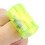 Finger Sand Ring ABS 3,7  2,5 cm vert fluorescent 4