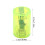 Finger Sand Ring ABS 3,7  2,5 cm vert fluorescent 7