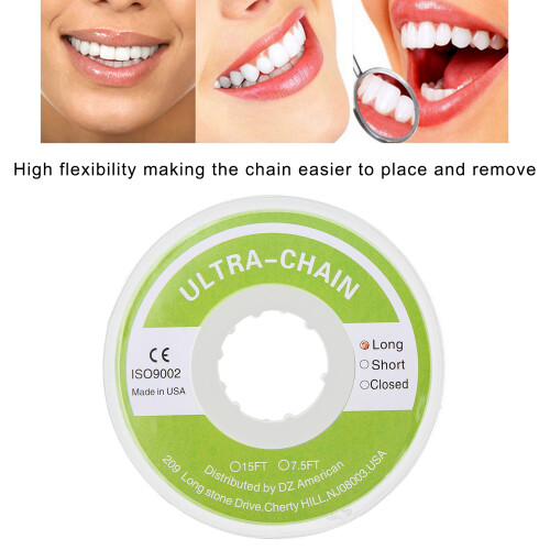 Chaîne élastique orthodontique - flexible, à longue distance 2