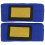 Bende da boxe in cotone da 2,5 m, 80 g, blu - 1 paio 2
