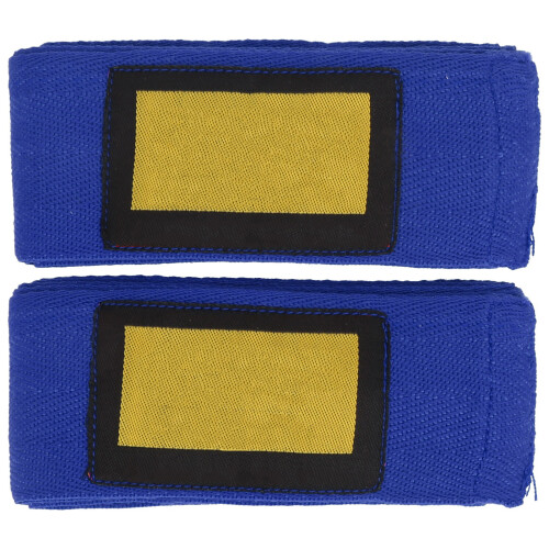 Bende da boxe in cotone da 2,5 m, 80 g, blu - 1 paio 1