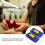 Bende da boxe in cotone da 2,5 m, 80 g, blu - 1 paio 12