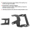 Nero 20mm 6061-T6 Supporto NAV X-ADV750 2017-2021 12