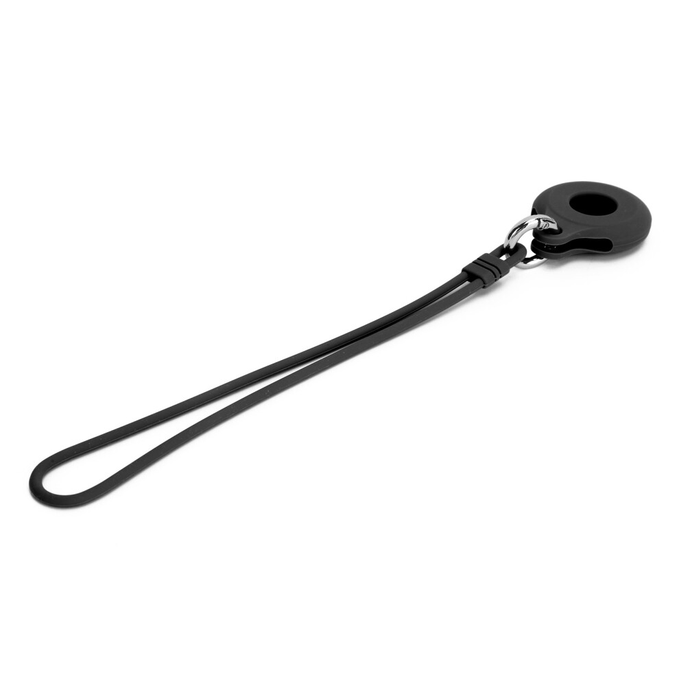 Round Type Antilost Silicone Sleeve Shell Skin Protective Cover Case For Ios Locator( ) Black 7901322674876