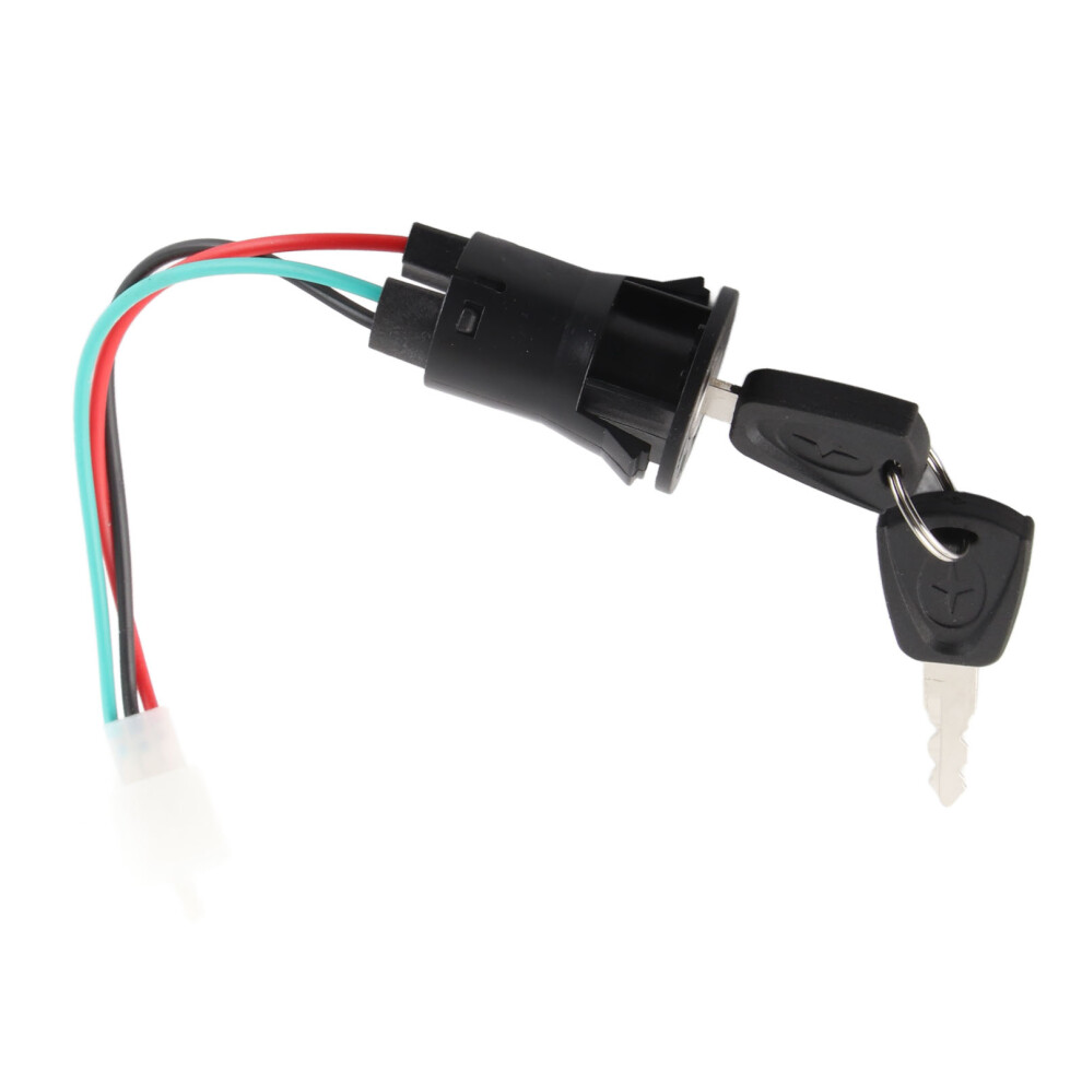 3 Wire Ignition Switch With 2 Keys Replacement For 50Cc 70Cc 90Cc 110Cc 150Cc 200Cc 250Cc Go Kart Atv Dirt Bike 4901322676804