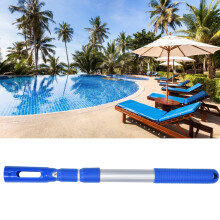 Swimming Pool Pole Swimming Pool Telescopic Rod Cleaning Accessories for Pool Skimming Net Rake Brush