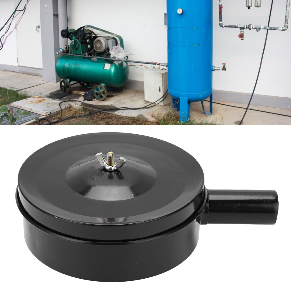 Air Compressor Noise Muffler Iron Shell Round 33X1.5mm Thread Silencer Intake Filter 7891322677505