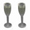 2 pezzi di bicchieri da champagne in miniatura per casa delle bambole - plastica 15