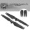 2 pezzi di eliche 4730F, 10 g, per Spark, 60x30x10, Nero/Argento 4
