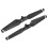 2 pezzi di eliche 4730F, 10 g, per Spark, 60x30x10, Nero/Argento 16