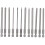 Set di punte per cacciavite da 12 pezzi - 100 mm, lega S2, argento 16